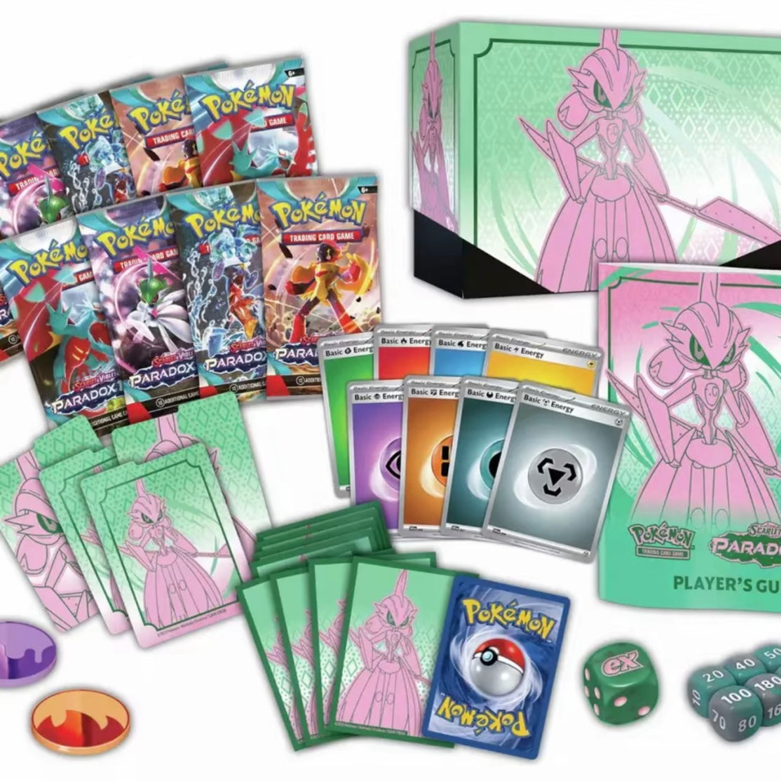 Pokemon Scarlet & Violet Paradox Rift: Elite Trainer Box Future Iron Valiant (ETB)