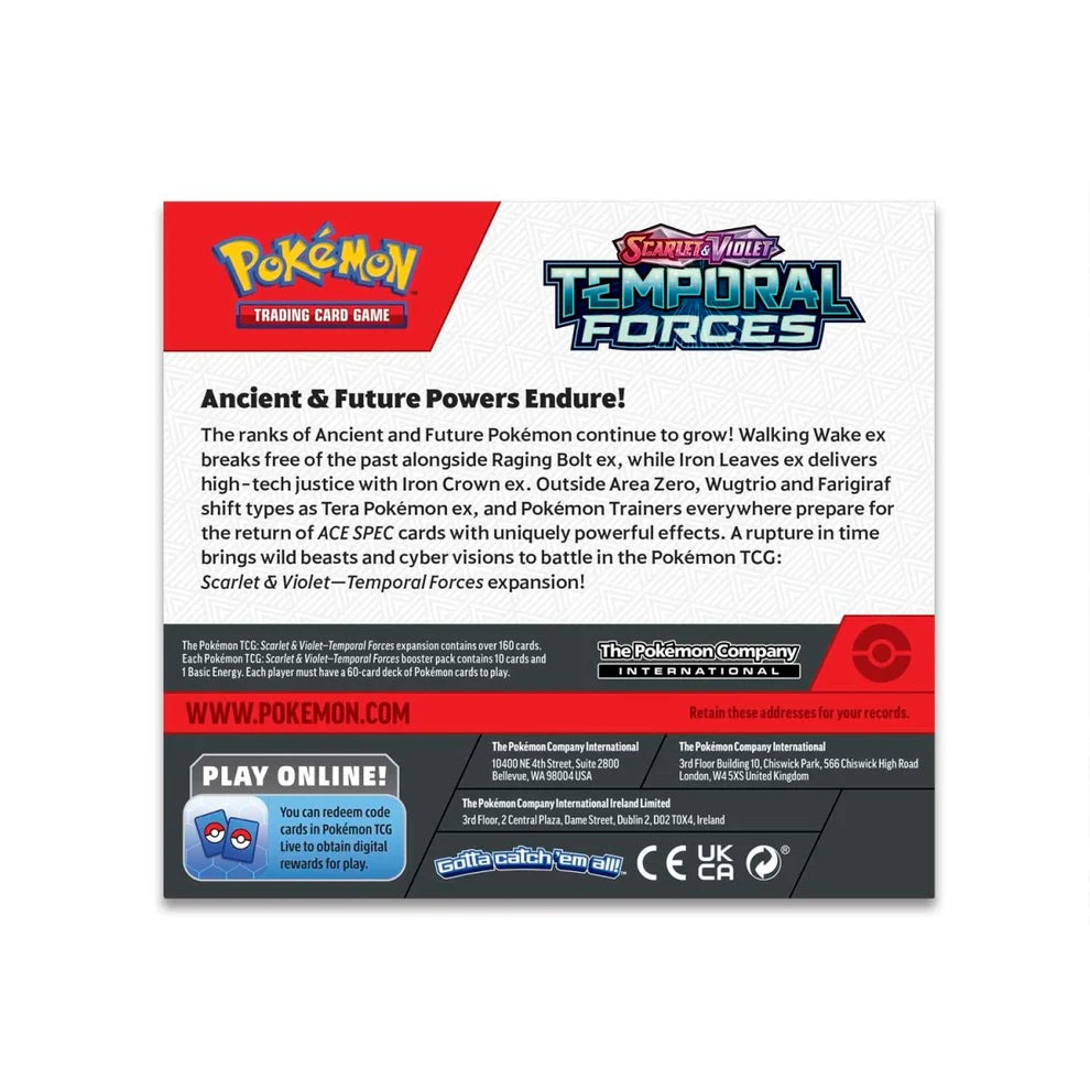 Pokemon Scarlet & Violet Temporal Forces: Booster Box (36 Packs)